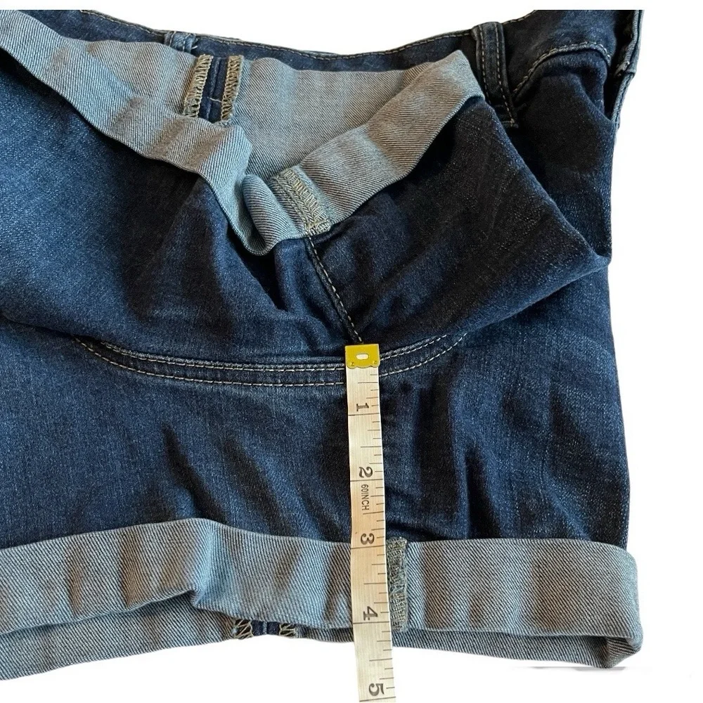 SO Shorts Jeans Denim Cuffed Stretch Juniors 11 Large - Picture 9 of 10